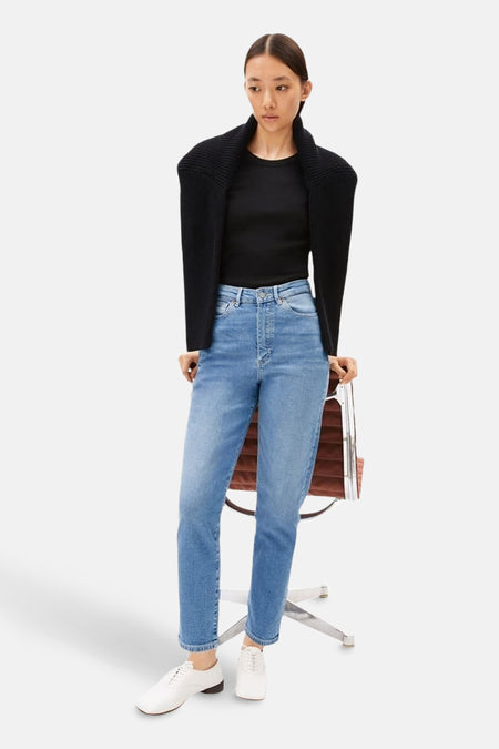 Mom Jeans Mid blue denim - ARMED ANGELS