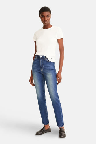 LEJAANI - Mid blue denim