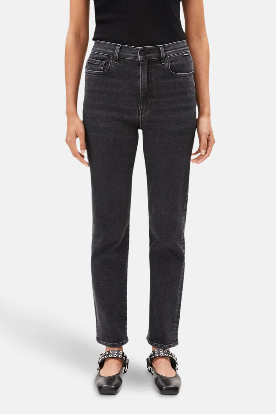 LEJAANI - dark grey denim - ARMED ANGELS