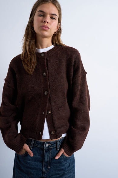 Cardigan - brun