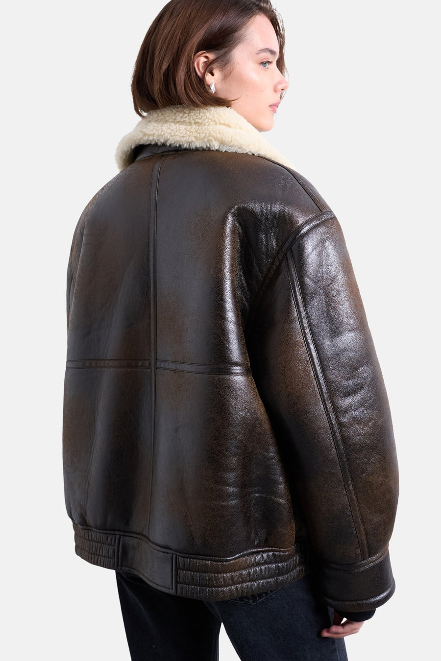 TSISABEL SHORT COATED BOMBER