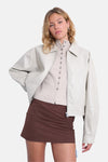 Veste courte Écru - TOPSHOP