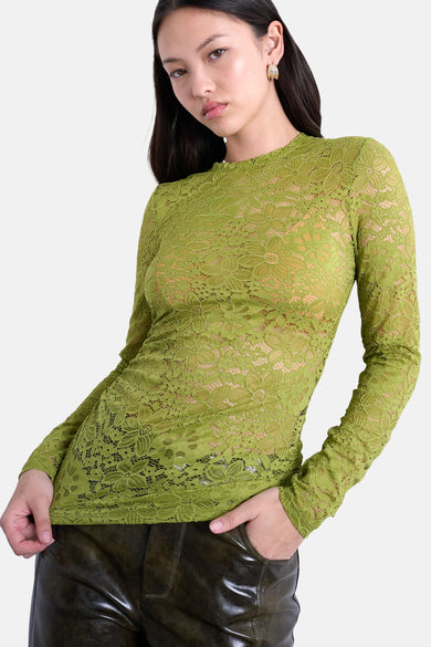 Gile de manches longues de TOPSHOP avec un motif floral et des manches longues.