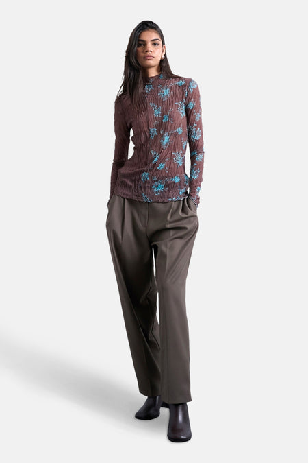 TSURSULA LS HIGH NECK TOP
