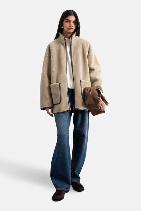 Veste longue Beige - TOPSHOP