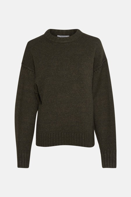 Pull col O Vert - TOPSHOP