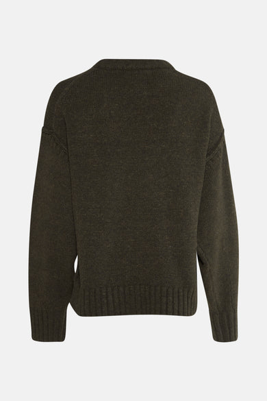 Pull col O Vert - TOPSHOP