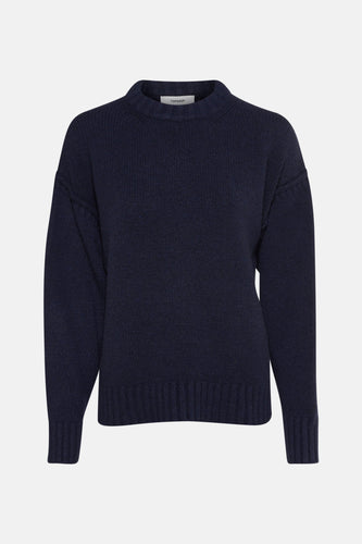 Pull à col rond - bleu - TOPSHOP - 2