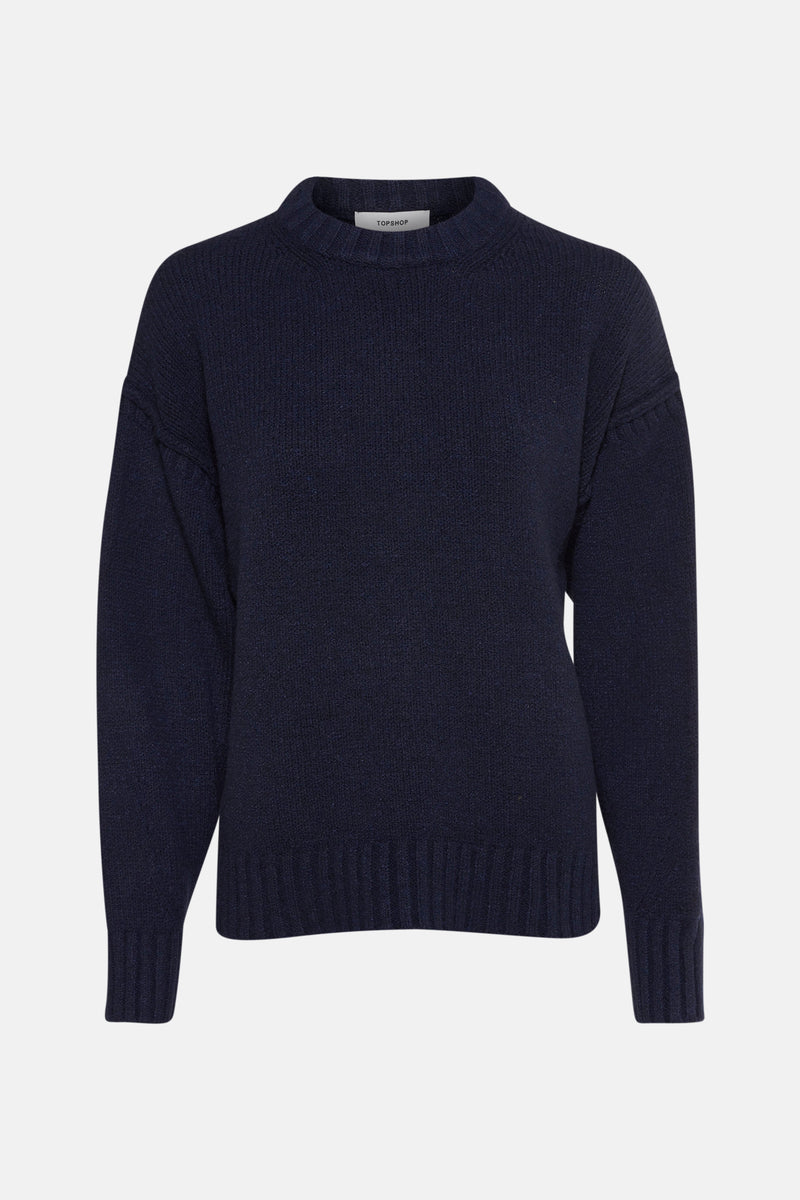 Pull col O Bleu - TOPSHOP