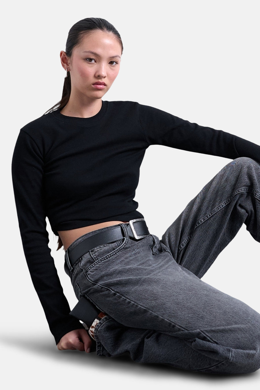 T-shirt à manches longues - noir - TOPSHOP - 3