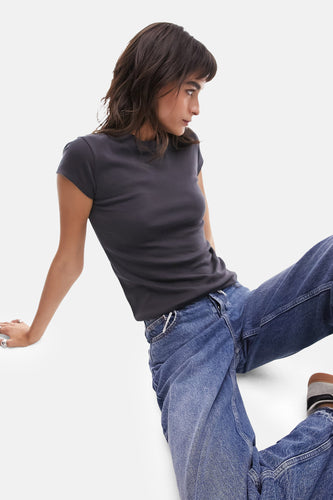 T-shirt à manches courtes - gris - TOPSHOP - 4