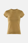 Top uni manche courte vert - TOPSHOP