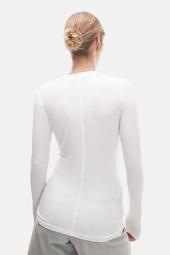 T-shirt à manches longues - Blanc - TOPSHOP - 5