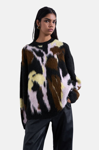 Pull à col rond - Multicolore - TOPSHOP - 4