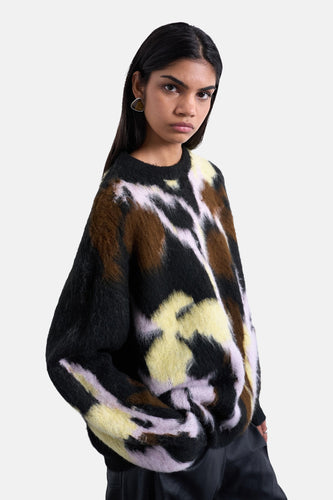 Pull à col rond - Multicolore - TOPSHOP - 4