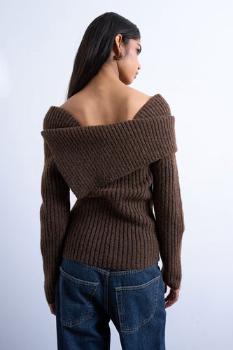 Pull - brun - TOPSHOP