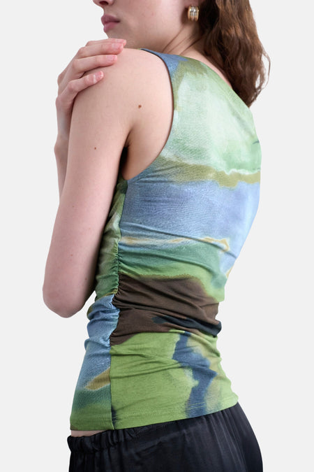TSABBY RUCHED TANK TOP