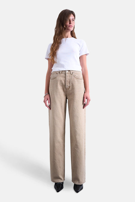 Jeans straight Off white denim - TOPSHOP