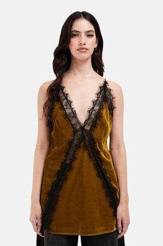 Chemisier (sans manches) vert - TOPSHOP - TOPSHOP