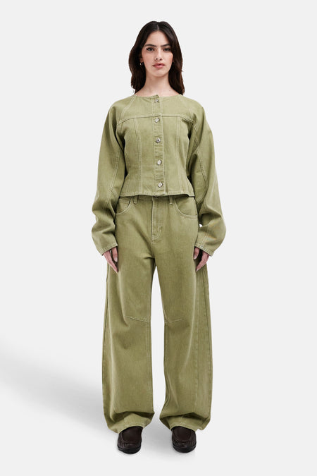 Jeans coloré Vert - TOPSHOP
