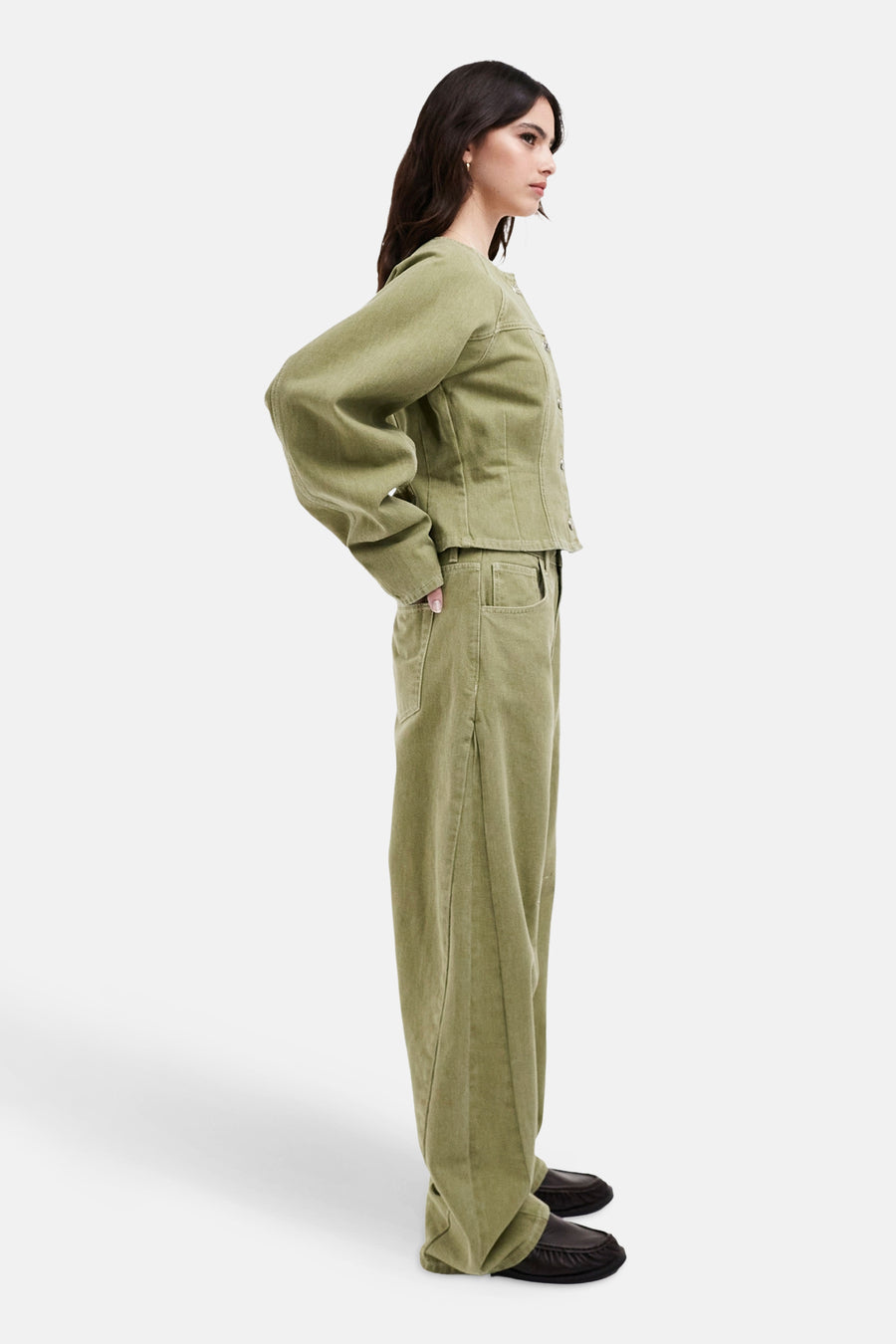 Jeans coloré - vert - TOPSHOP