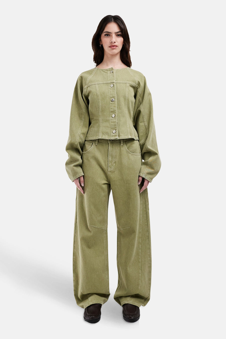 Jeans coloré - vert - TOPSHOP