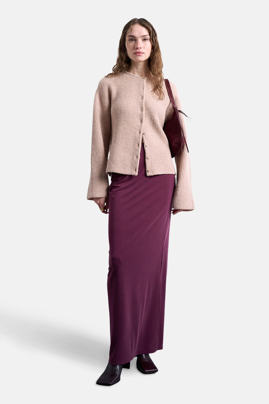 Jupe longue - rouge - TOPSHOP