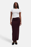 TSJOSIE RUCHED MAXI SKIRT JRS