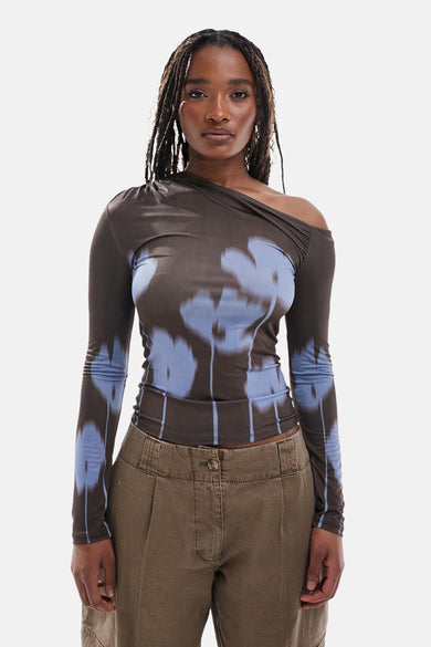 T-shirt (manches longues) Brun - TOPSHOP