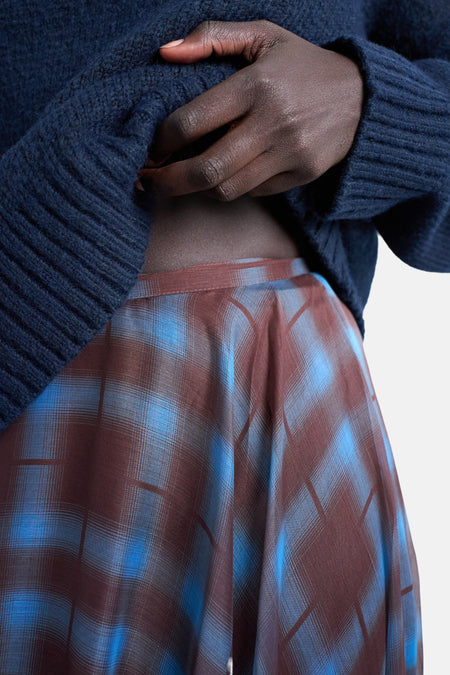 Jupe longue bleu - TOPSHOP