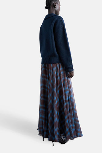 Jupe longue bleu - TOPSHOP - TOPSHOP