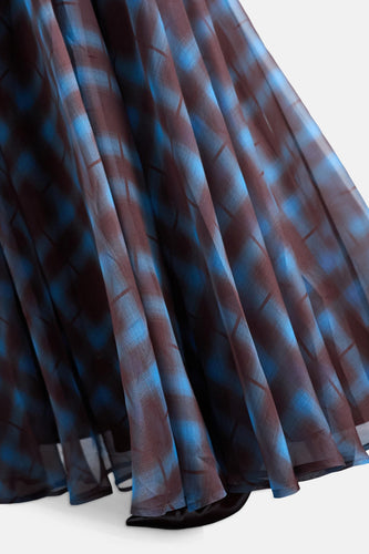 Jupe longue bleu - TOPSHOP - TOPSHOP