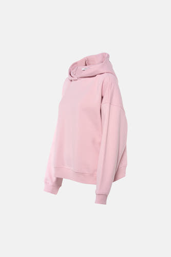 Gilet rose de TOPSHOP, avec des manches longues et un col en côtes.