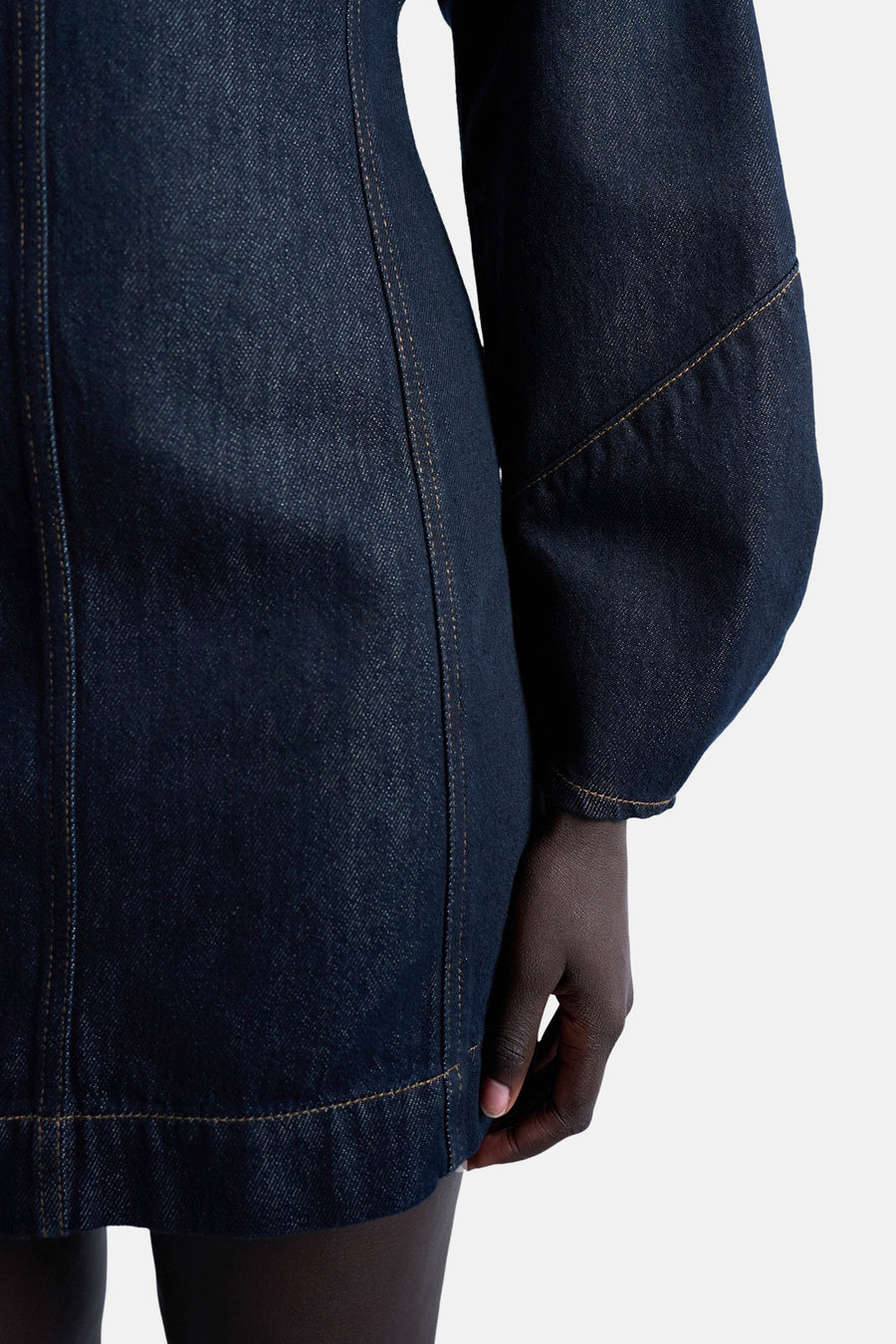 Robe à manches longues - Dark blue denim - TOPSHOP