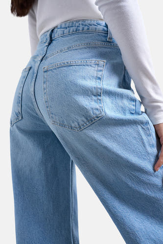 Jeans flared light blue denim - TOPSHOP