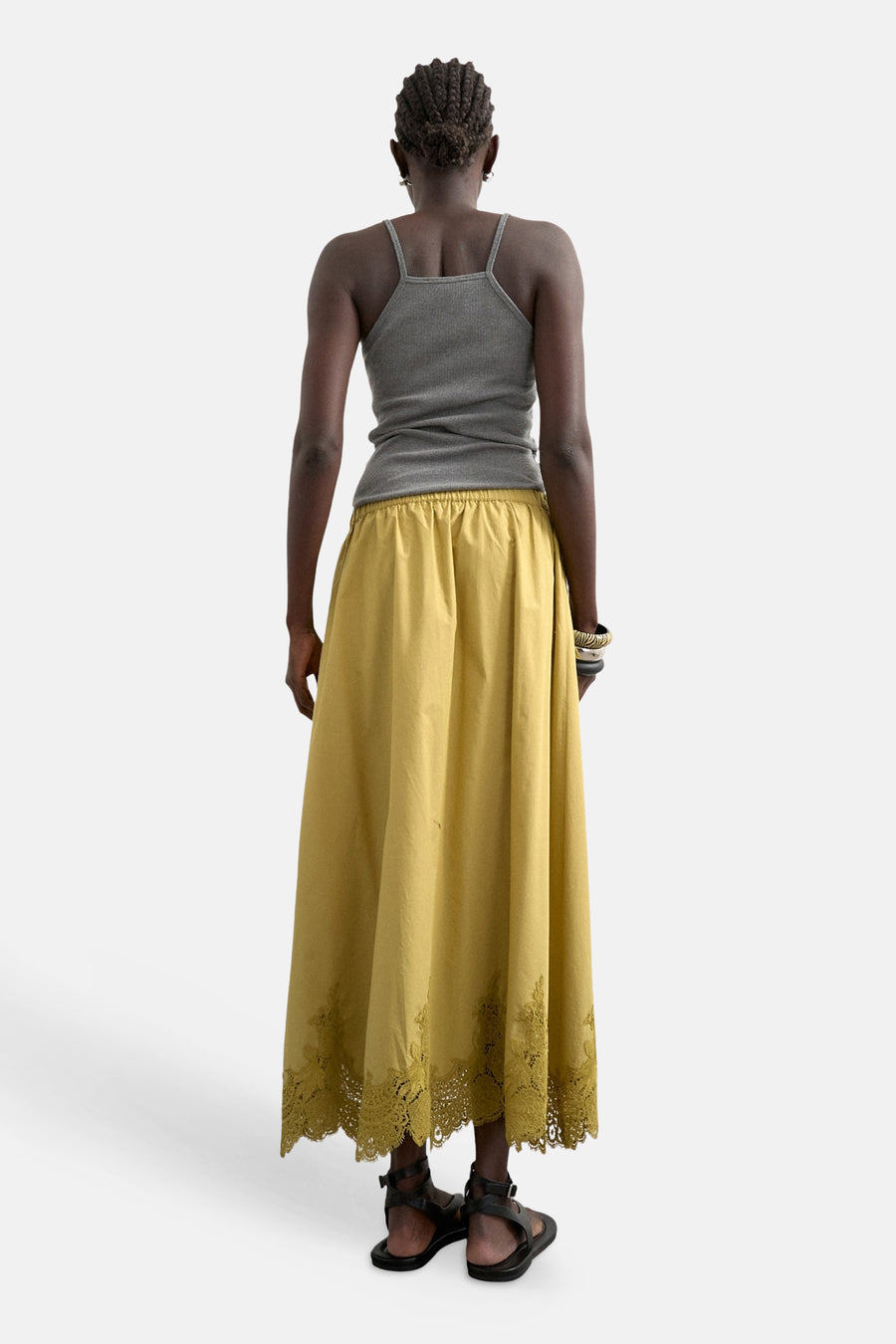 Jupe longue vert - TOPSHOP