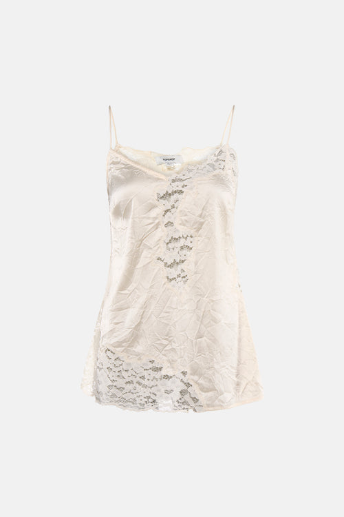 Chemisier (sans manches) Écru - TOPSHOP