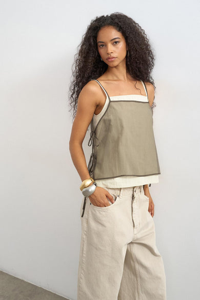 Chemisier (sans manches) brun - TOPSHOP