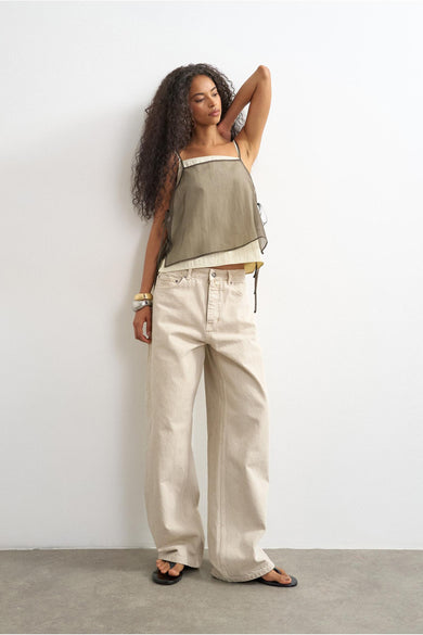 Chemisier (sans manches) brun - TOPSHOP