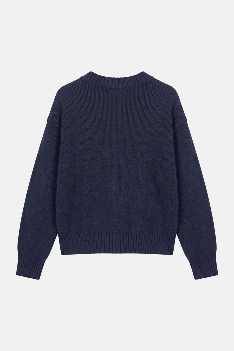 Pull col O bleu - TOPSHOP