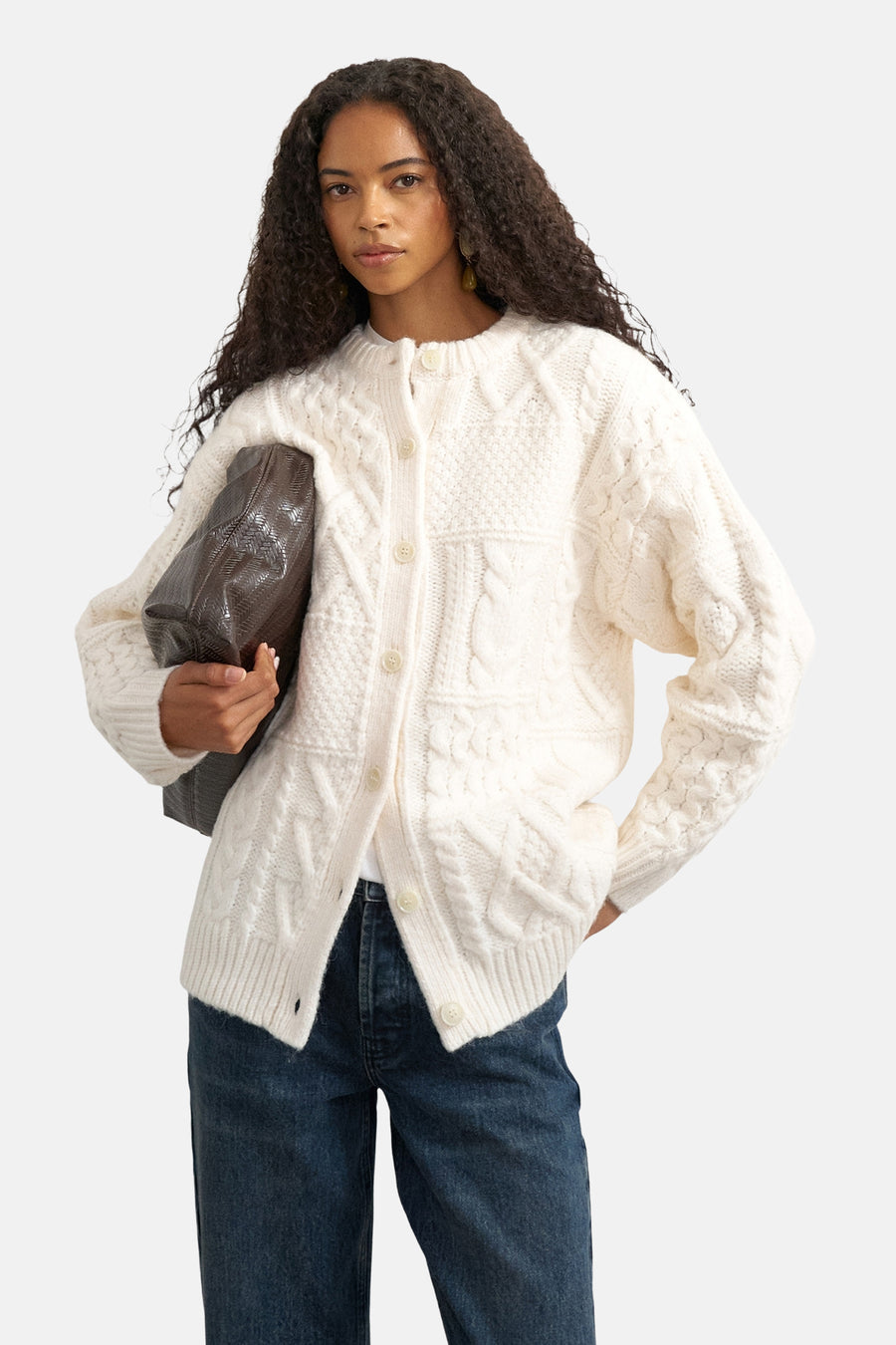 Cardigan Écru - TOPSHOP
