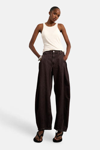 Jeans coloré - Brown Denim