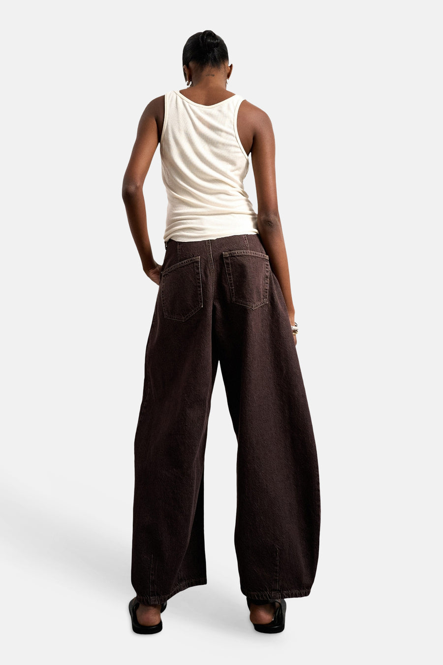 Jeans coloré - Brown Denim