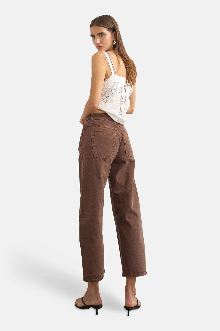 Jeans coloré - Brown Denim