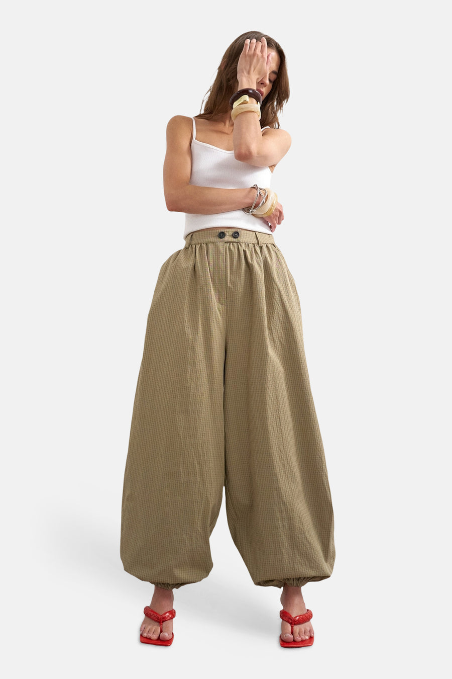 Pantalon beige - TOPSHOP