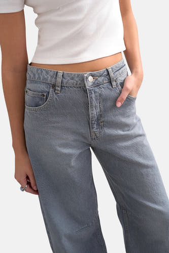 Jeans coupe spécial light grey denim - TOPSHOP