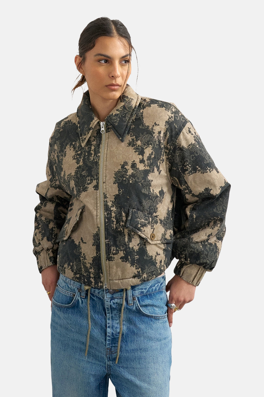 Veste courte beige - TOPSHOP