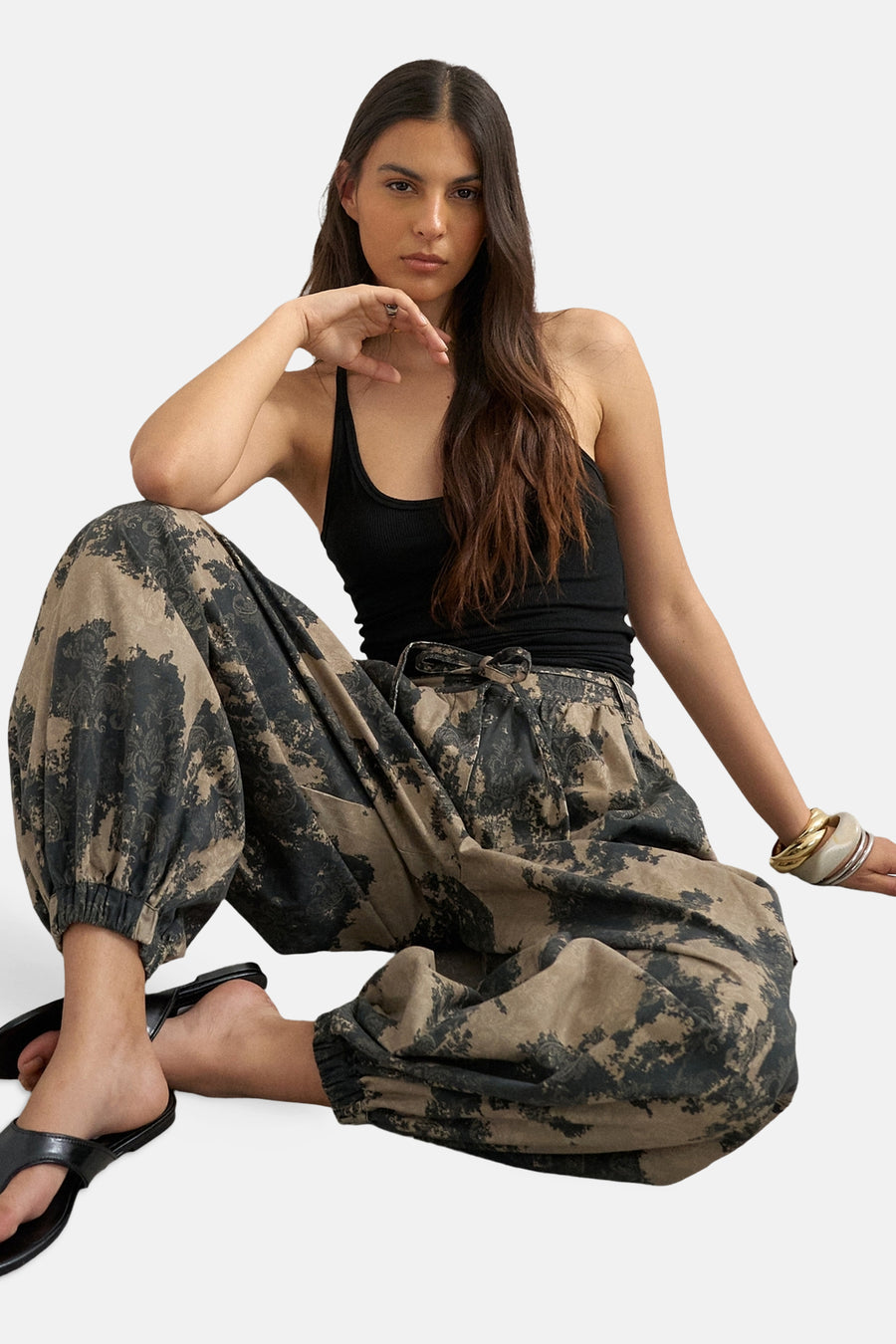 Pantalon cargo beige - TOPSHOP