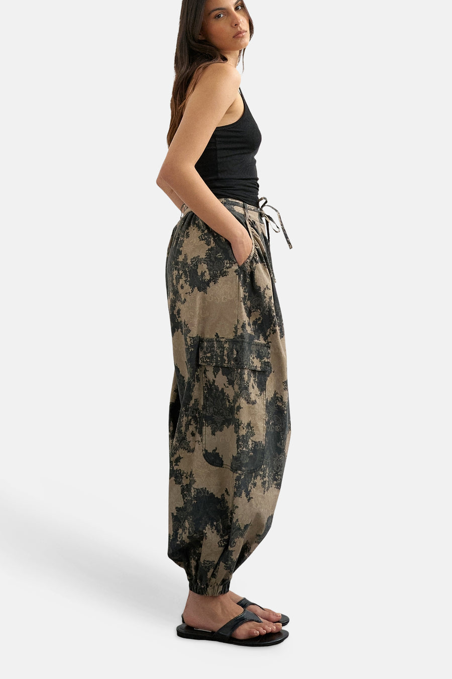 Pantalon cargo beige - TOPSHOP