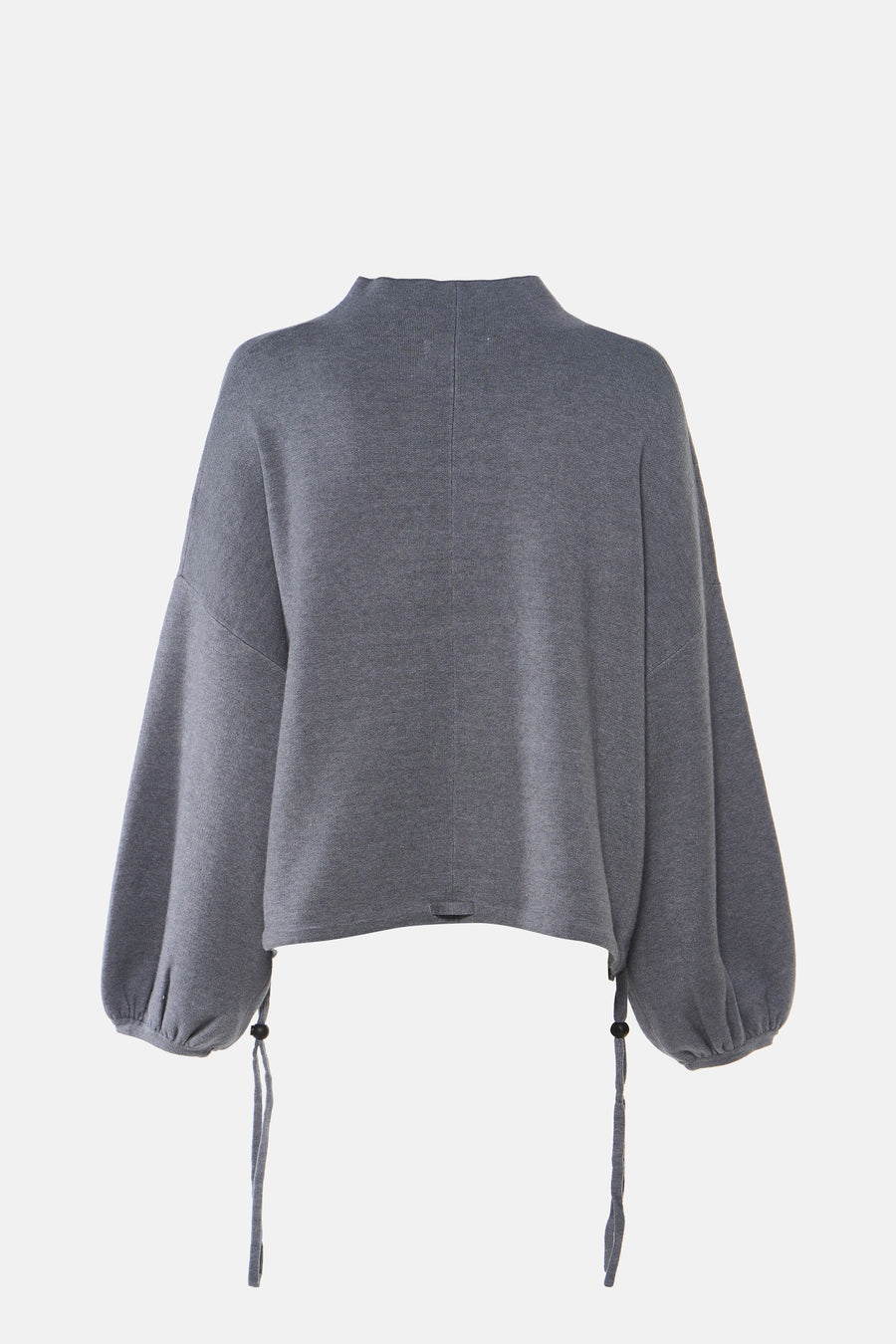 Pull col O - gris